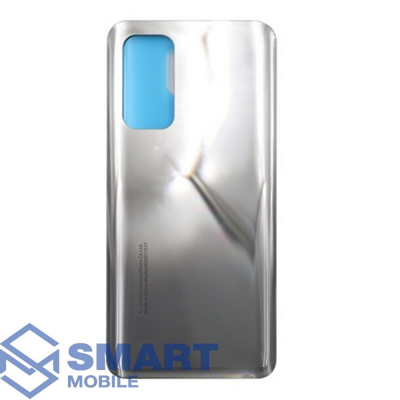 Задняя крышка для Xiaomi Mi 10T/Mi 10T Pro (серебро) Premium