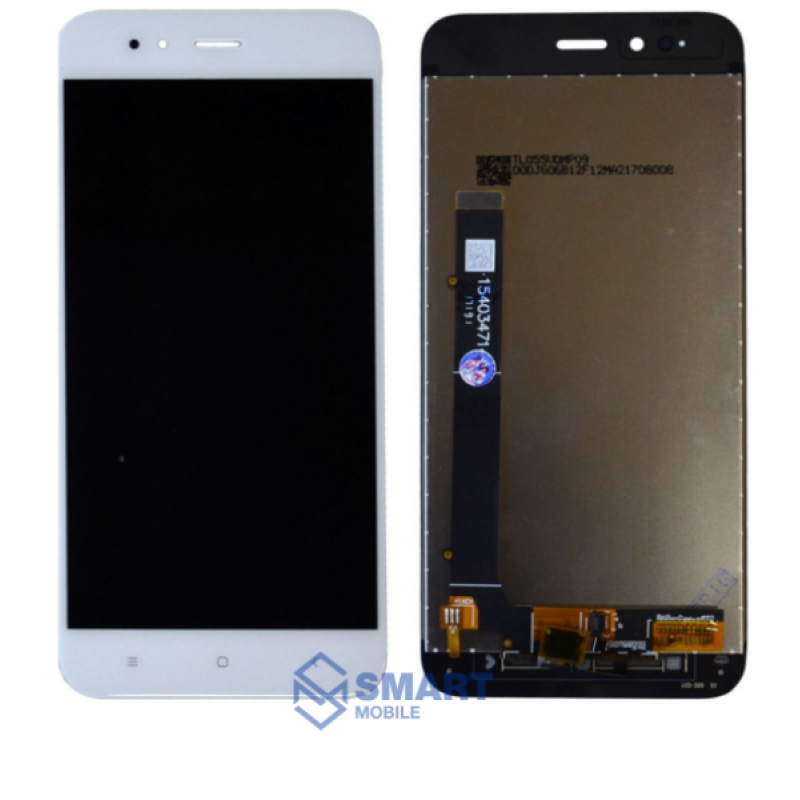 Дисплей для Xiaomi Mi A1/Mi 5X + тачскрин (белый) 