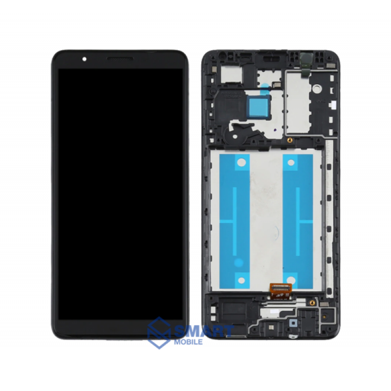Дисплей для Samsung Galaxy A013F A01 Core + тачскрин в рамке (черный) сервисный 100%