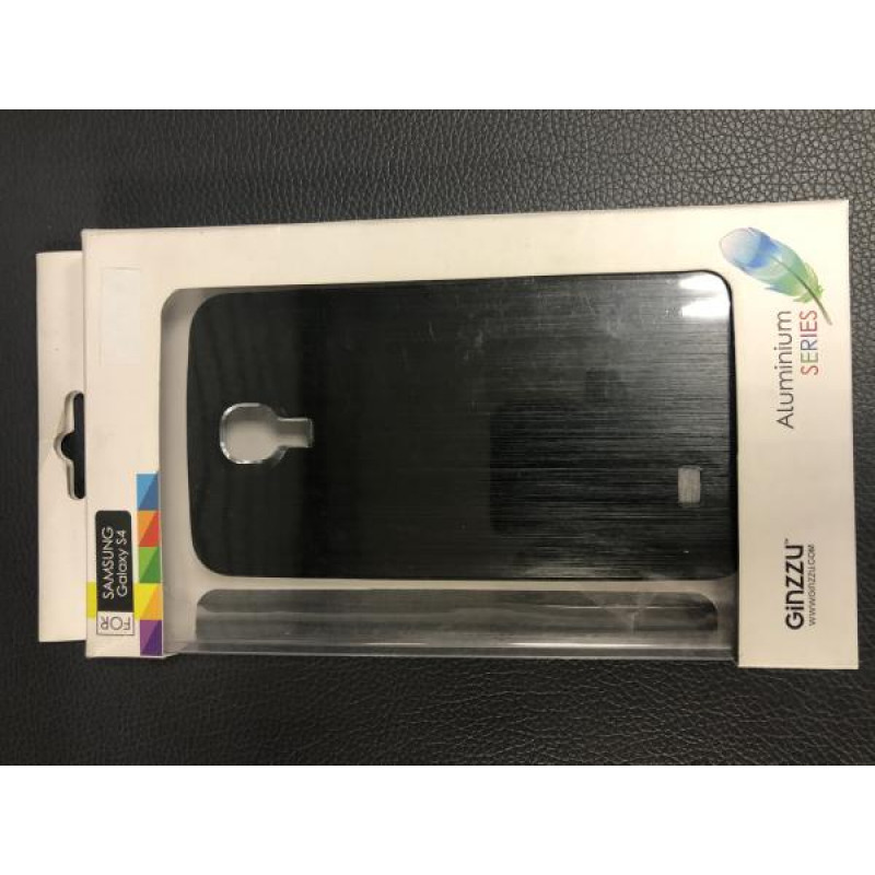 Чехол для Samsung Galaxy i9100/i9105 S4 "GINZZU" алюминиевый (черный)