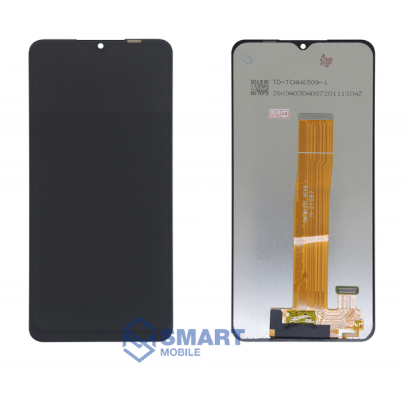 Дисплей для Samsung Galaxy A022G A02 + тачскрин (черный) rev. 01 (100% Service Pack)