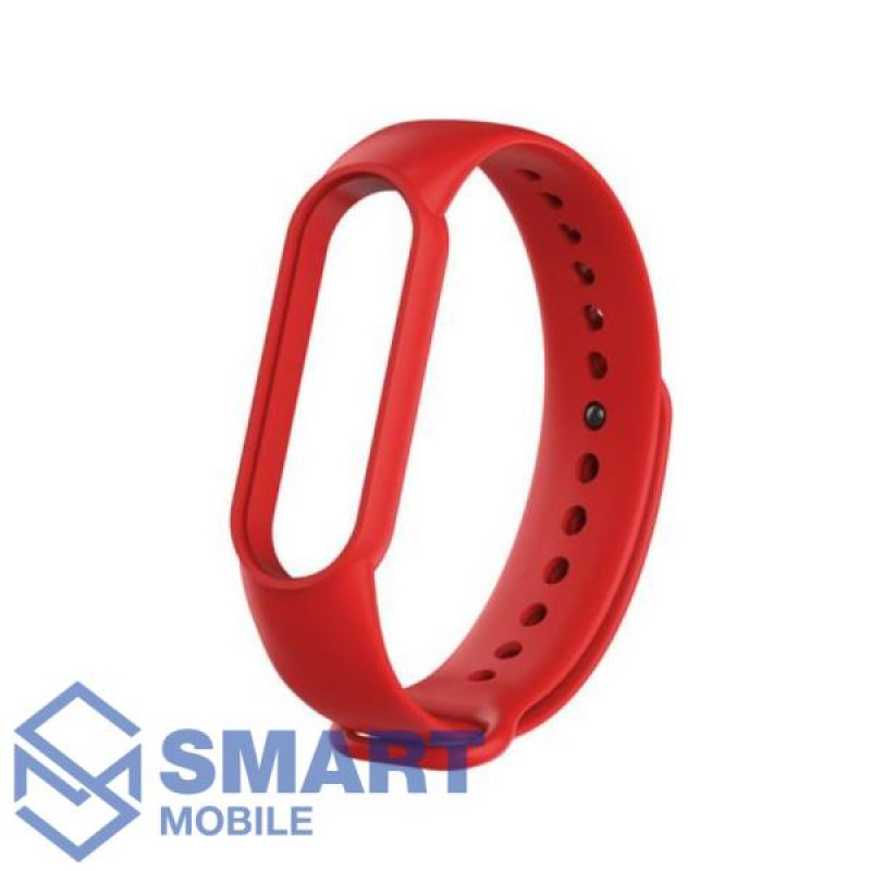 Ремешок для фитнес-браслета Xiaomi Mi Band 5/Mi Band 6 (красный)