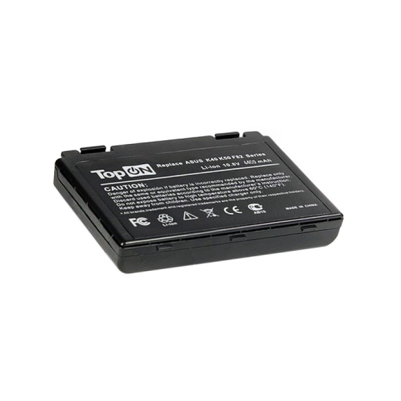 Аккумулятор для ноутбука Asus K40, K50, K61, K70, F82, X5, X8 Series. 11.1V 4400mAh PN: A32-F52, L0690L6 TopON