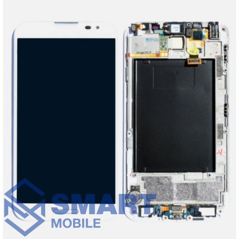 Дисплей для LG E980 Optimus G Pro + тачскрин + корпус (белый) (100% LCD)