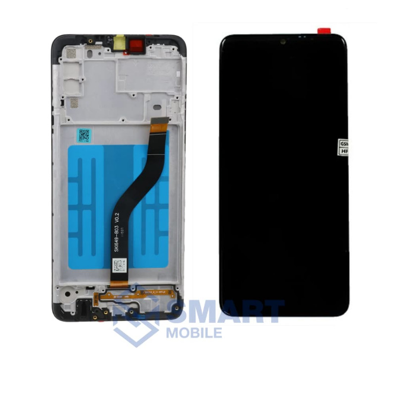 Дисплей для Samsung Galaxy A207F A20s + тачскрин в рамке (черный) (100% LCD)
