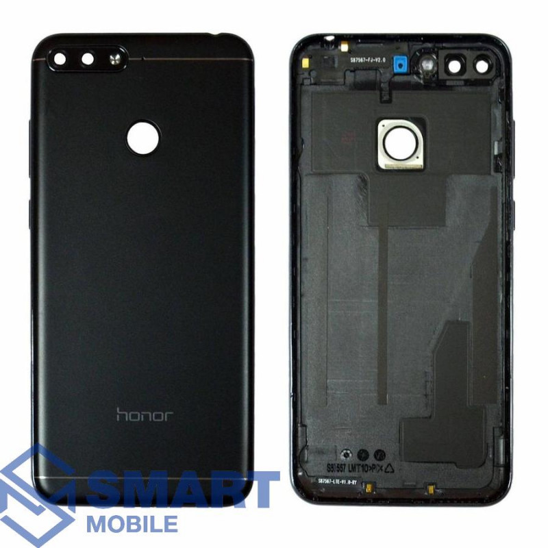 Задняя крышка для Huawei Honor 7A Pro (черный) + стекло камеры