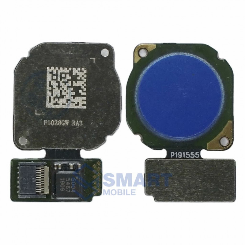 Шлейф для Huawei Honor 8X/9X Lite + сканер отпечатка пальца (синий)