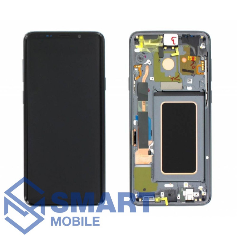 Дисплей для Samsung G965F Galaxy S9 Plus + тачскрин в рамке (черный) сервисный 100%