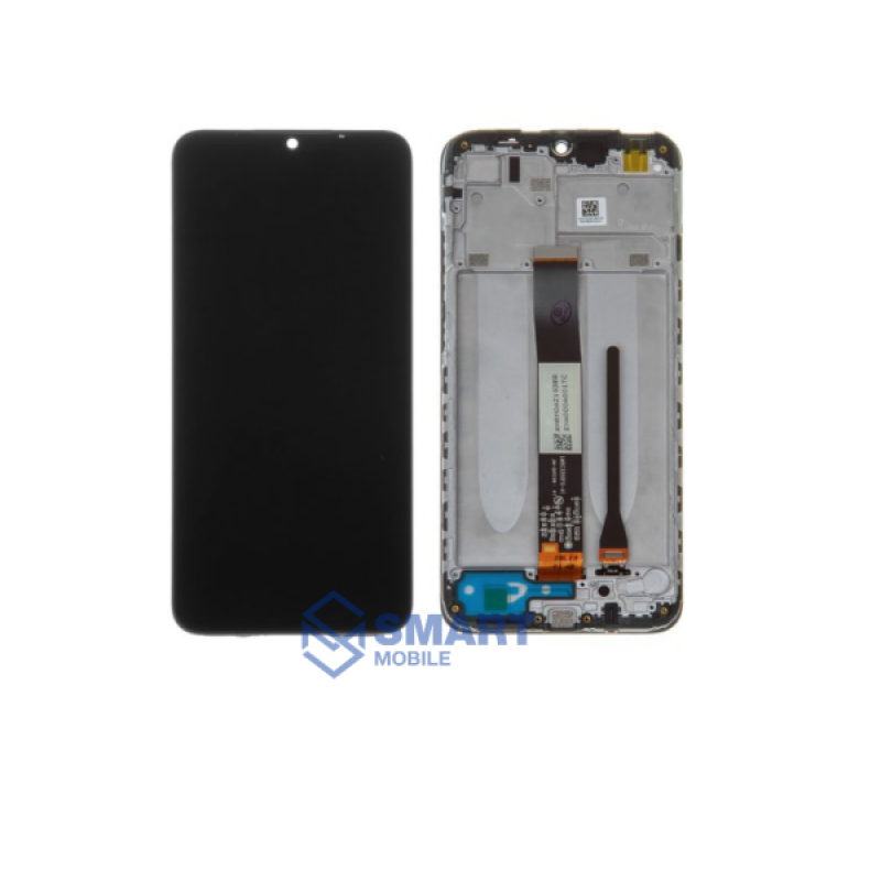 Дисплей для Xiaomi Redmi 9A/9C/10A + тачскрин в рамке (черный) (100% LCD)