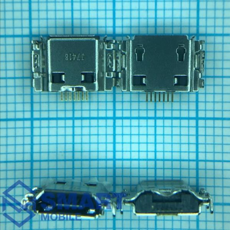 Разъем зарядки Micro USB Samsung Galaxy i9000/i9001/i9003/i9010/i8910/S7220/S5350/S7220/S5660/S5260/S5530/