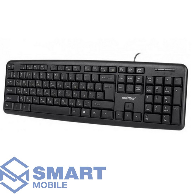 Клавиатура проводная SmartBuy One 210 USB (SBK-210U-K) мультимедийная (черный)