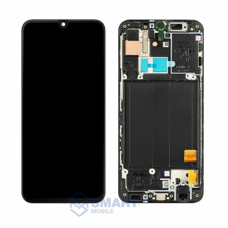 Дисплей для Samsung Galaxy A405F A40 + тачскрин в рамке (черный) сервисный 100%