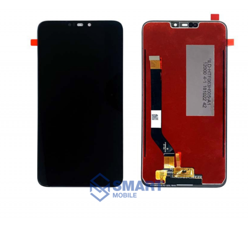 Дисплей для Huawei Honor 8C/Asus ZenFone Max M2 (ZB632KL/ZB633KL) + тачскрин (черный) (rev:A5/A7/A1/A2) (100% LCD)