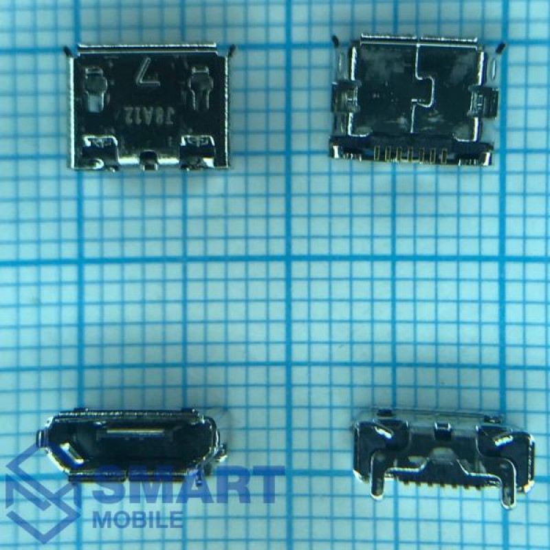 Разъем зарядки Micro USB Samsung C3300/C3300i/S5600/i9100/i9105/S7070/S5510/S3550/S5150 (7пин)