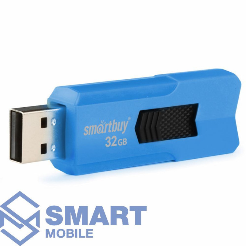 USB флеш-накопитель 32GB Smartbuy Stream USB 2.0/3.0 (синий) (SB32GBST-B)