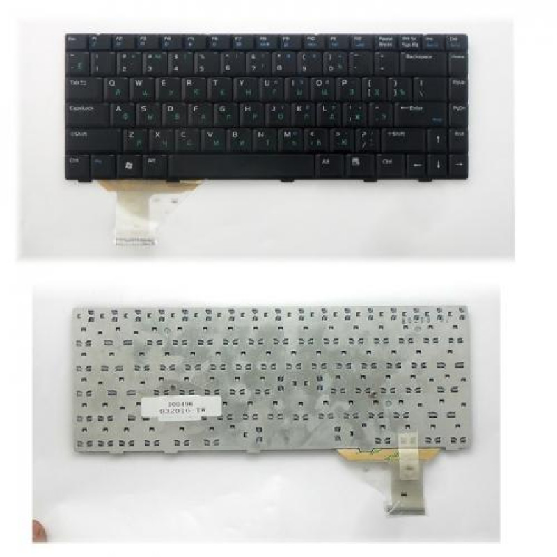 Клавиатура для ноутбука Asus A8SR, F8S, Z99L, A8J Series. Плоский Enter. Черная, без рамки. PN: 0KN0-712US01