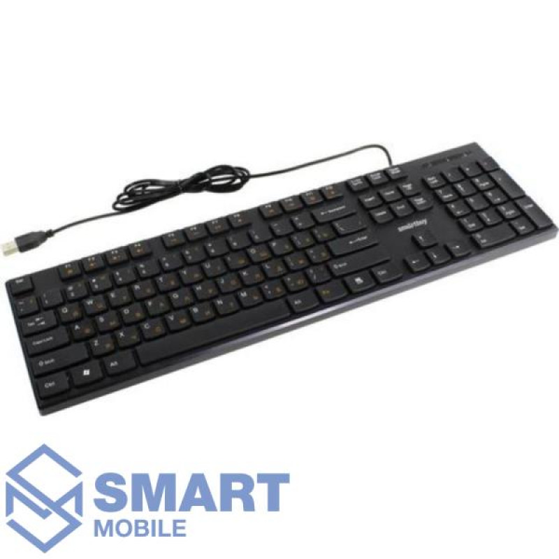 Клавиатура проводная SmartBuy One 238 USB (SBK-238U-K) мультимедийная (черный)