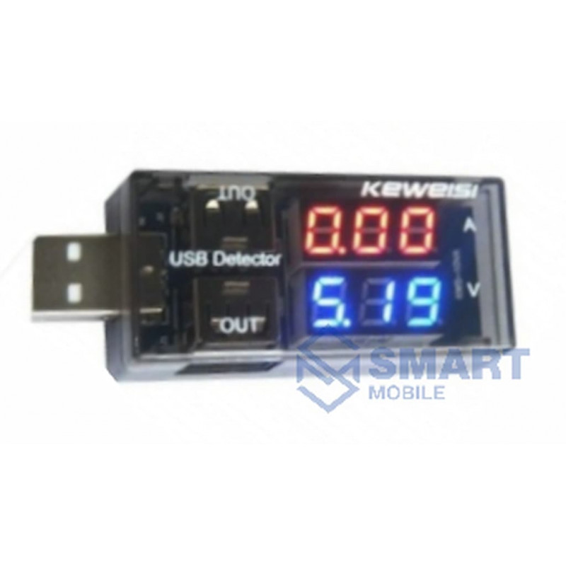 Тестер USB-зарядки Charge Doctor KWS-10VA (3-9V; 0-3А)