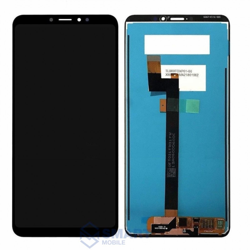 Дисплей для Xiaomi Mi Max 3 + тачскрин (черный) (100% LCD)