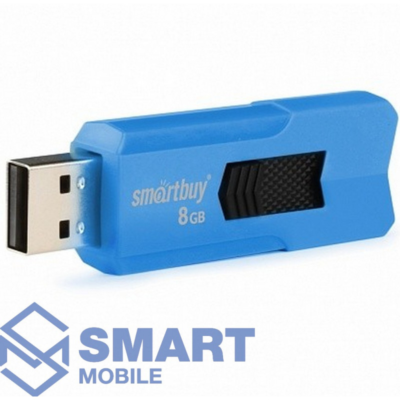 USB флеш-накопитель 8GB Smartbuy Stream USB 2.0/3.0 (синий) (SB8GBST-B)