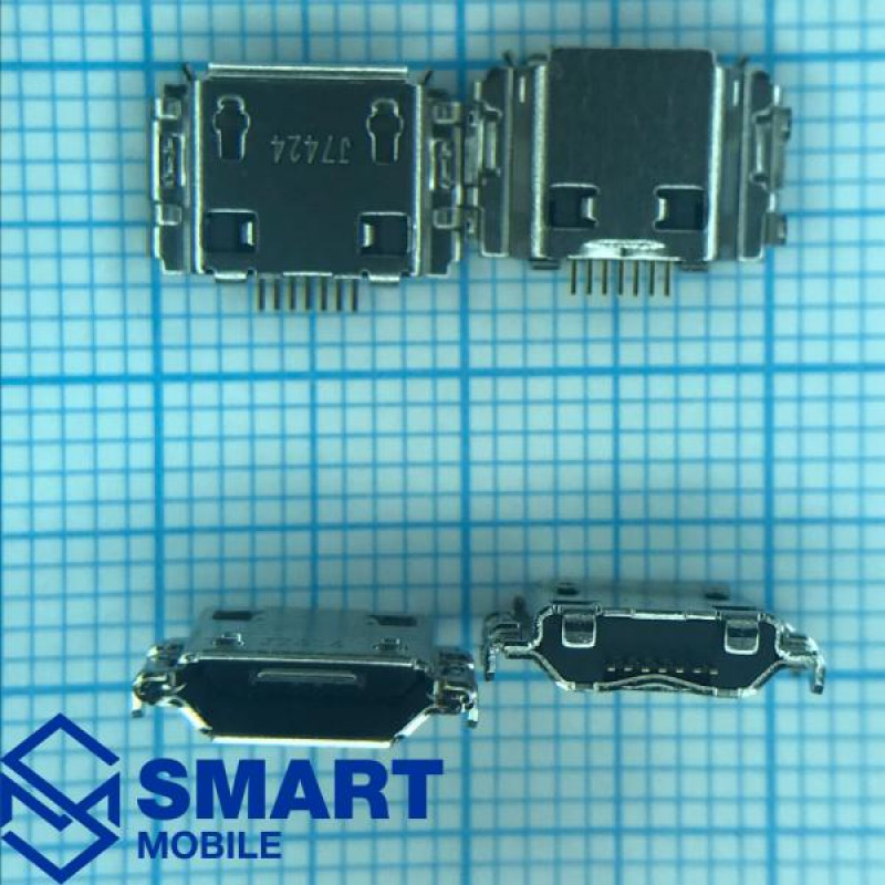 Разъем зарядки Micro USB Samsung Galaxy i5700/S7350/S7550/S8000/S8300 (7пин) Premium