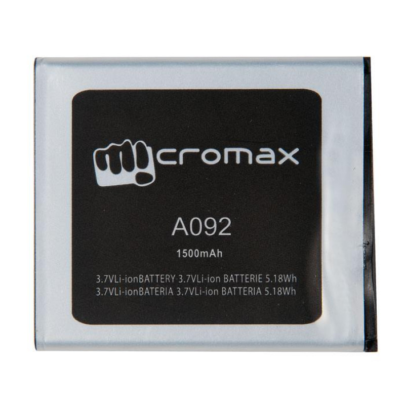 Аккумулятор для Micromax A092 (1500 mAh), AAA