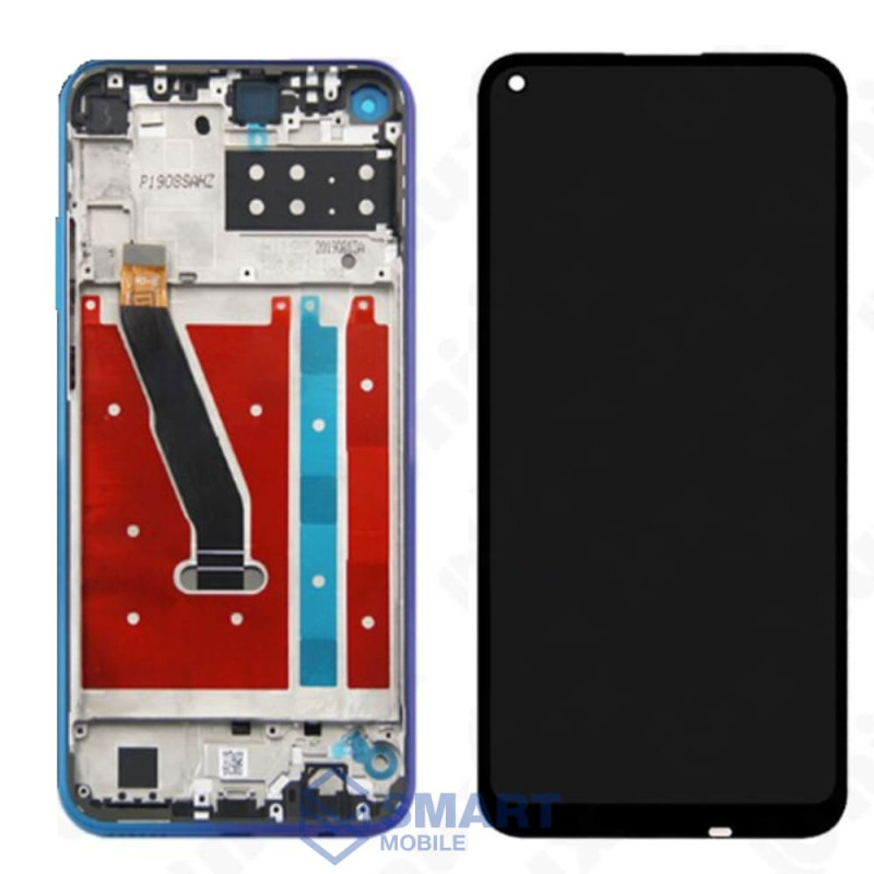 Дисплей для Huawei P40 Lite E/Honor 9C/Play 3/Y7p + тачскрин в рамке (синий) (100% LCD)