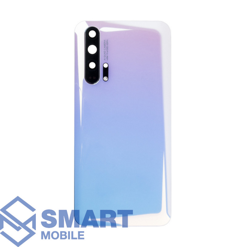 Задняя крышка для Huawei Honor 20 Pro (белый) + стекло камеры Premium