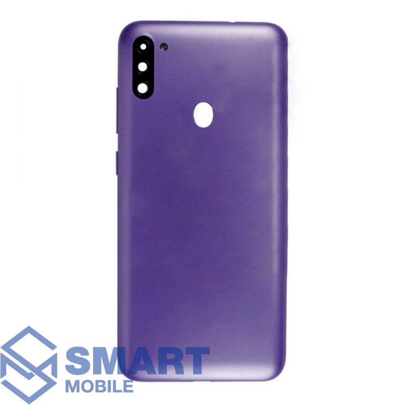 Задняя крышка для Samsung Galaxy M115F M11 (фиолетовый) + стекло камеры 