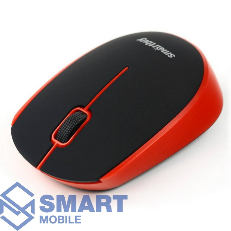 Мышь беспроводная SmartBuy One 368 (SBM-368AG-KR) (черный/красный)