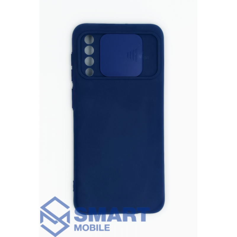 Чехол для Samsung Galaxy A505F A50/A307F A30s/A507F A50s силиконовый, с защитой камеры (синий)