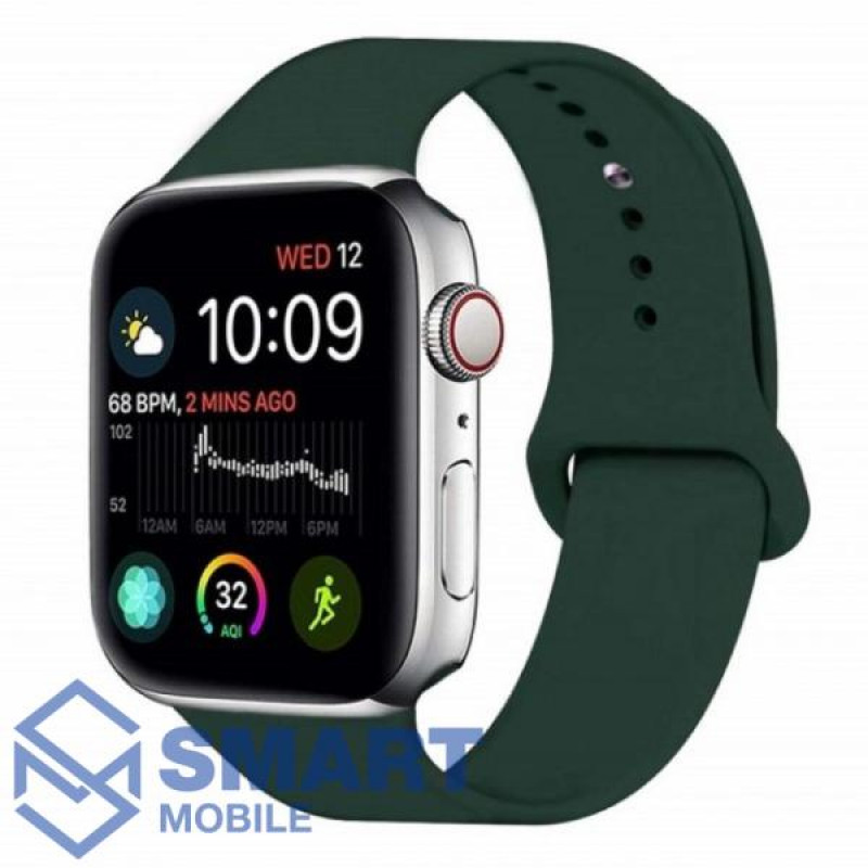 Ремешок для Apple Watch "Sport" 42/44мм (тёмно-зеленый)