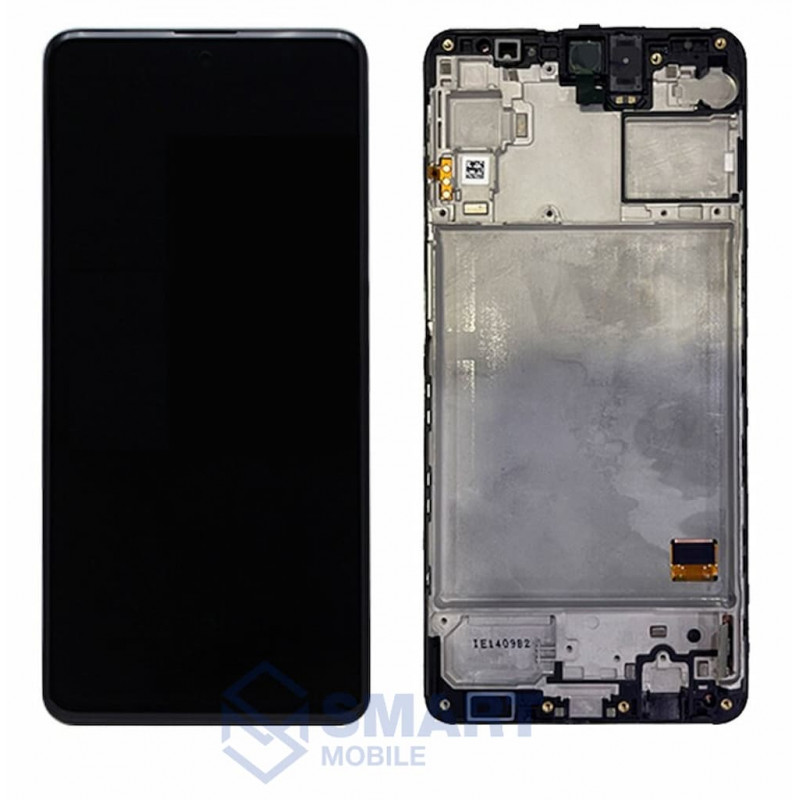 Дисплей для Samsung Galaxy M317F M31s + тачскрин в рамке (черный) (OLED)