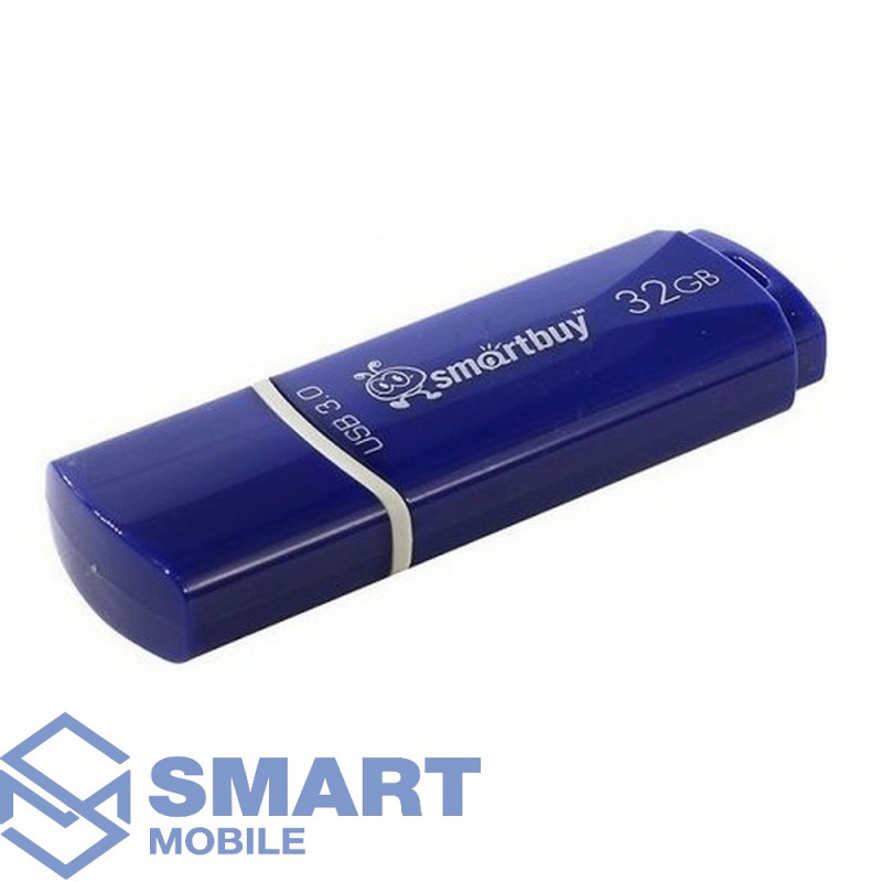 USB флеш-накопитель 32GB Smartbuy Crown USB 3.0 (синий) (SB32GBCRW-BL)