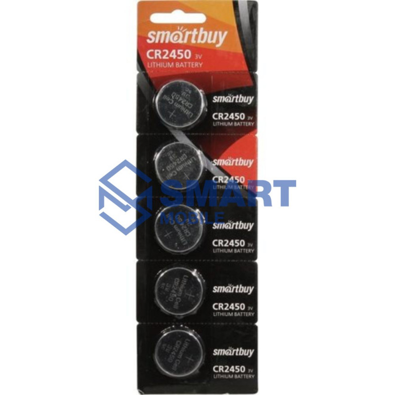 Батарейка Smartbuy CR2450/5B