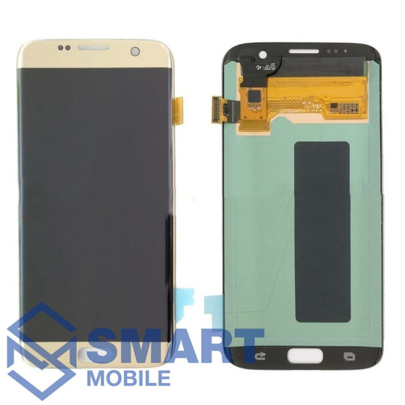 Дисплей для Samsung Galaxy G935F S7 Edge + тачскрин (золото) (100% Service Pack)