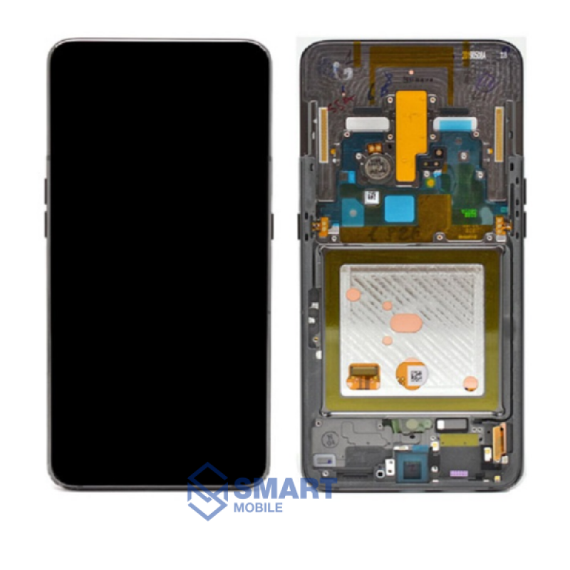 Дисплей для Samsung Galaxy A805F A80 + тачскрин в рамке (черный) сервисный 100% 