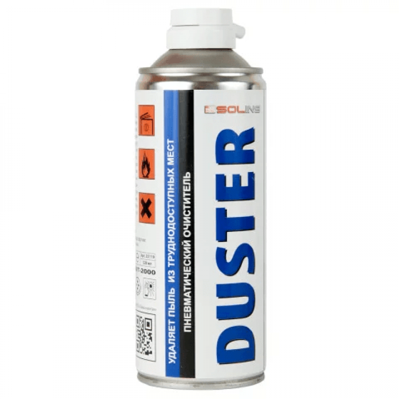 Спрей-пылеудалитель Duster (Solins) для продувки от пыли 400мл