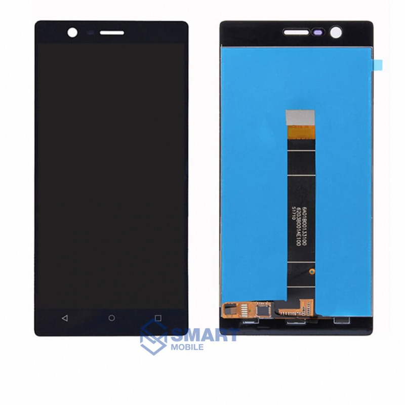 Дисплей для Nokia 3 + тачскрин (черный) (100% LCD)
