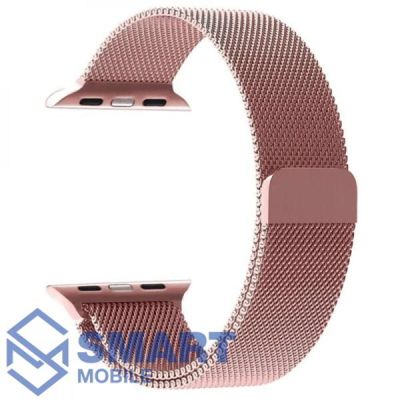 Ремешок для Apple Watch "Миланская петля" 38/40мм (розовое золото), оригинал (фабричный)