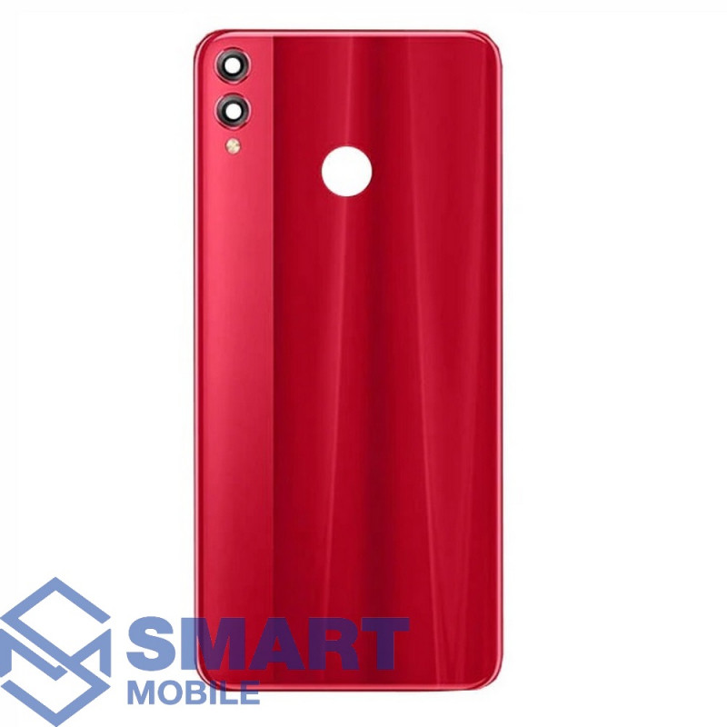 Задняя крышка для Huawei Honor 8X (красный) + стекло камеры + Premium