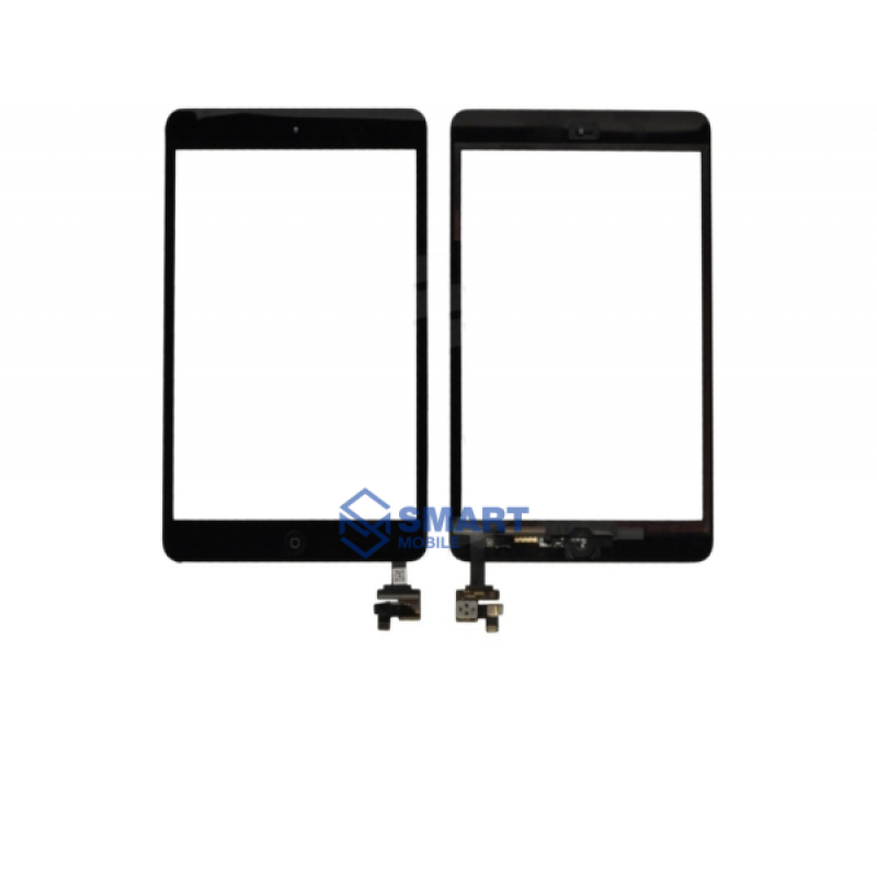 Тачскрин для iPad Mini/Mini 2 (с разъемом) + кнопка "HOME" (черный)