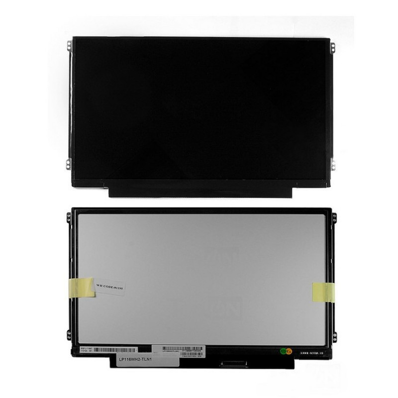 Матрица для ноутбука 11.6" 1366x768 WXGA, 40 pin LVDS, Slim, LED, TN, крепления слева/справа (уши), глянцевая. PN: N116BGE-L42