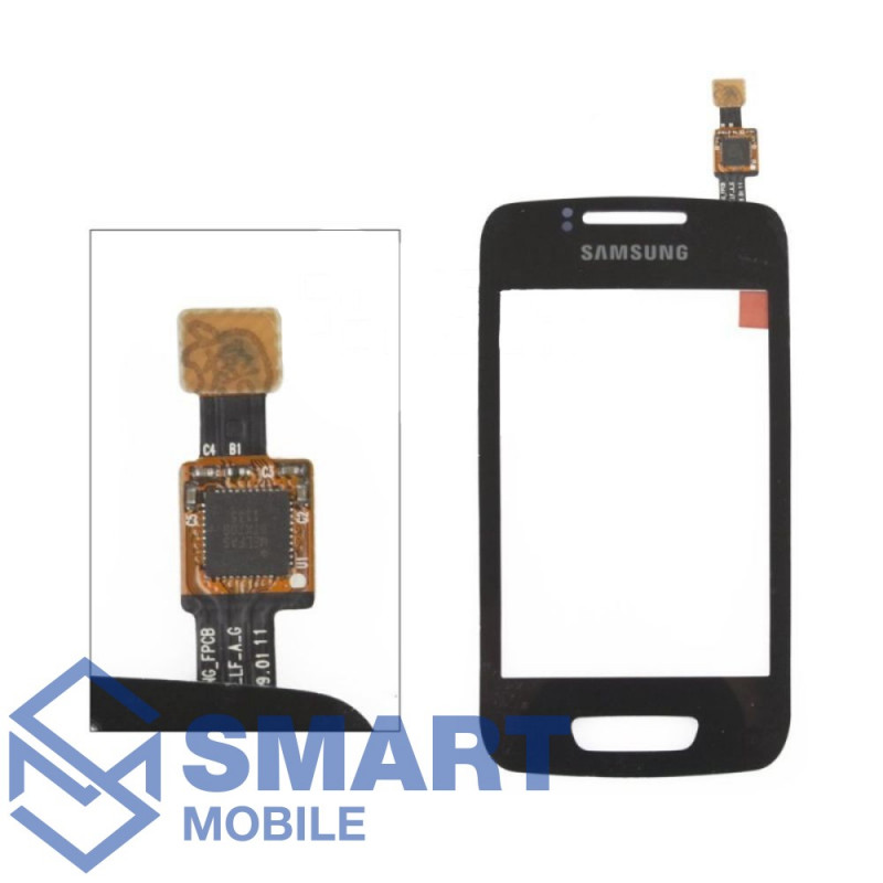 Тачскрин для Samsung Galaxy S5380 Wave Y (черный), сервисный 100%