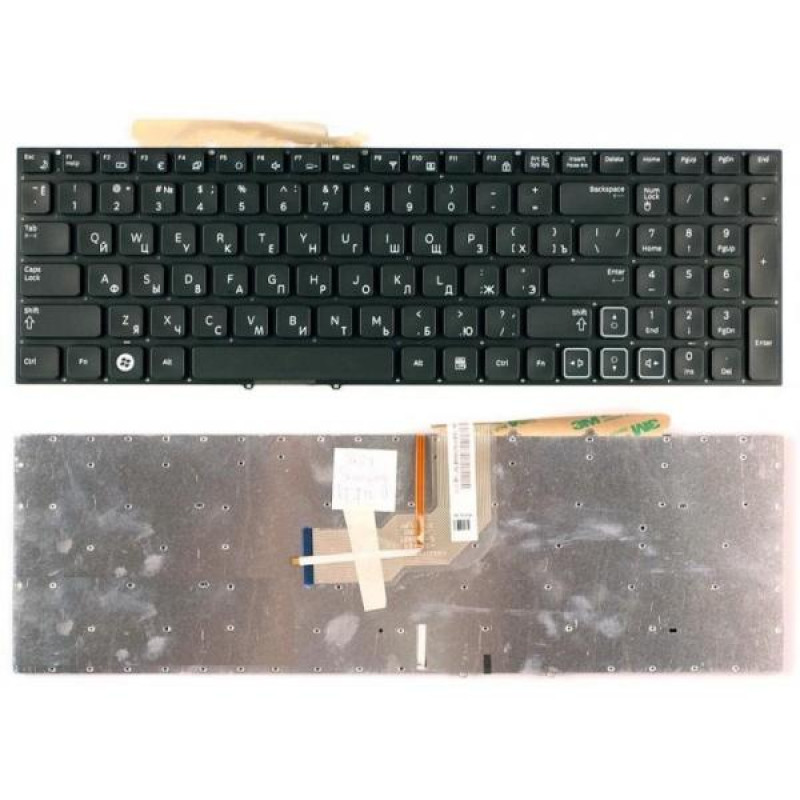 Клавиатура для ноутбука Samsung NP-RF712-S02RU с подсветкой