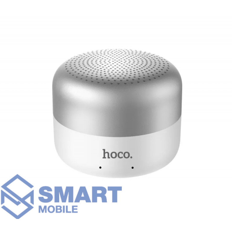 Колонка Hoco (BS29) Bluetooth/MicroSD (серебро)