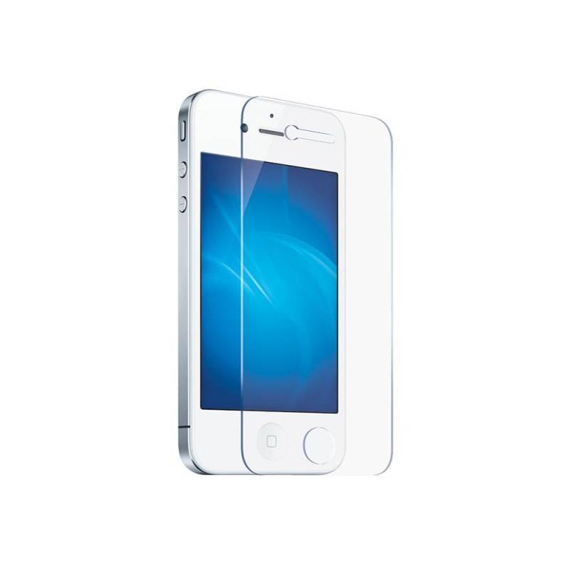 Защитное стекло для iPhone 4/4S (прозрачное) 2D (тех.пак.)