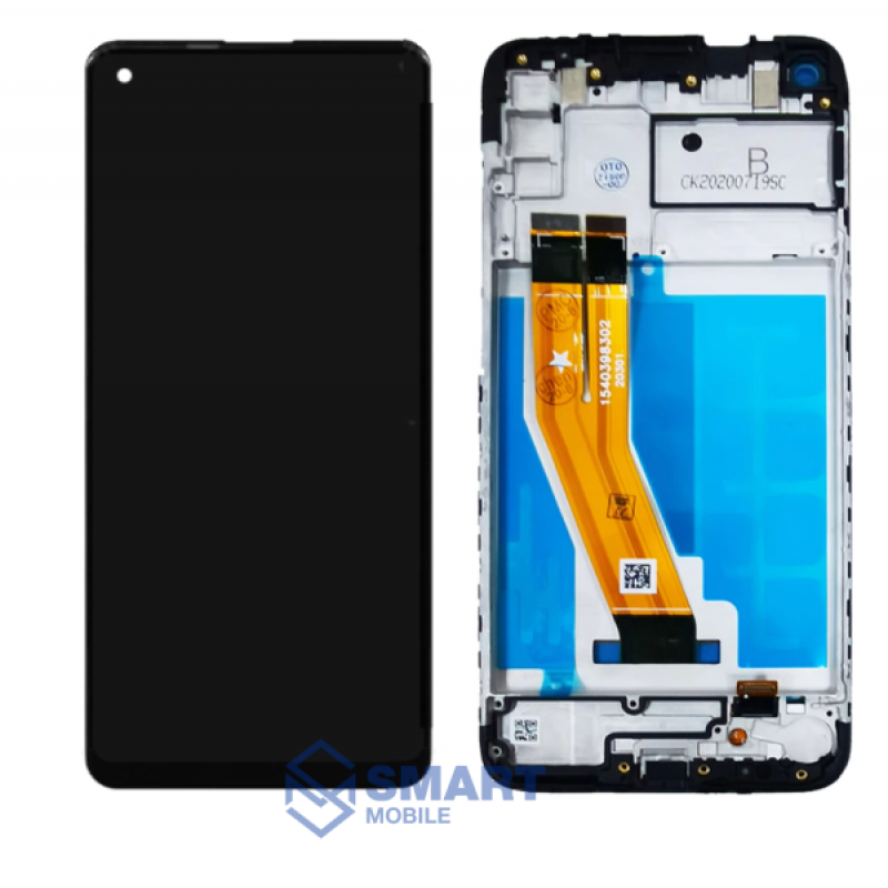 Дисплей для Samsung Galaxy M115F M11 + тачскрин в рамке (черный) сервисный 100%