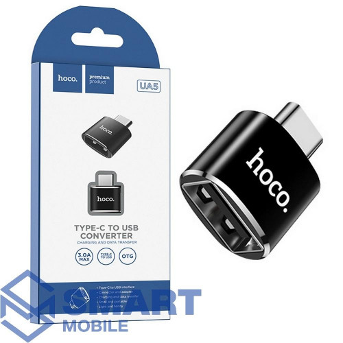 USB-OTG Type-C Hoco UA5 (черный)