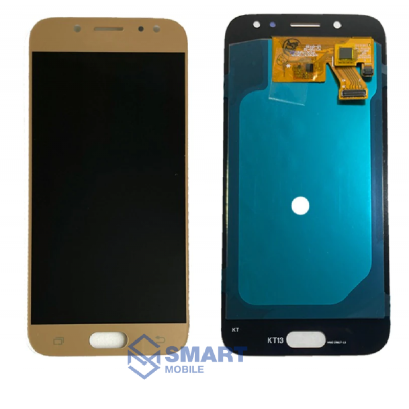 Дисплей для Samsung J730F Galaxy J7 (2017) + тачскрин (золото) (OLED) полноразмерный